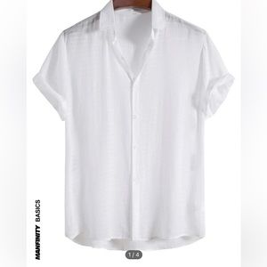 Men’s thin textured button up